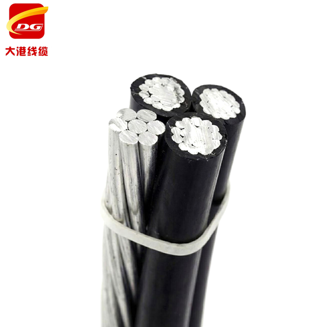 0.6/1kv 10mm 16mm 25mm Aluminum Conductor Aerial Bundle Cable  Overhead  Abc  Electric  Power  Cable With Xlpe Insulation