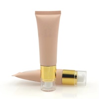 Envase Vacío Personalizado de 30 mm, 50 ml, 70 ml, Tubo de Plástico Suave para Base de Maquillaje, Crema BB, Crema CC, Bomba Sin Aire, Envase Cosmético para Lociones