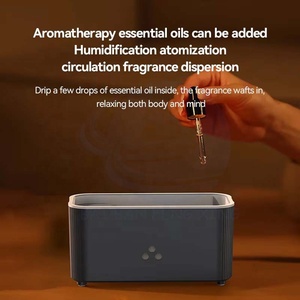 Mô phỏng ngọn lửa khuếch tán Máy tính để bàn nhà môi trường xung quanh mùi hương phun phòng ngủ im lặng tạo độ ẩm - Product Image 6