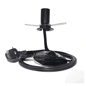 Cable de alimentación para lámpara de sal con enchufe británico H03VVH2-F 0.75mm² de 2 núcleos con interruptor regulador de intensidad y portalámparas 303 y E14 E26 E27 - Product Image 3
