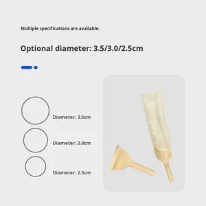 Bolsa de orina de látex médica desechable para pacientes postrados en cama masculinos, incontinencia urinaria, clase de desinfección infrarroja lejana certificada CE - Product Image 4