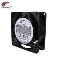 Ventilateur axial de refroidissement Fengheng AC 80x80x25mm 80mm 8025 110v 115V 120V à roulement à manchon