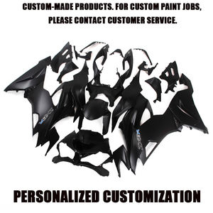 Personnalisation sur mesure - Carénages pour <span class=keywords><strong>Kawasaki</strong></span> Ninja ZX6R Zx636 2019 <span class=keywords><strong>2020</strong></span> - Carrosserie en ABS injecté non peinte blanche - Product Image 2