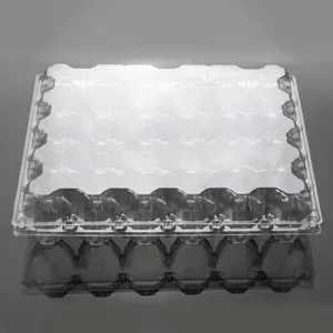 Fabriek Prijs 30 Carton Wegwerp Clear Plastic Ei Lade Huisdier/Rpet Transparant Ei Opbergdoos Verpakking Lade