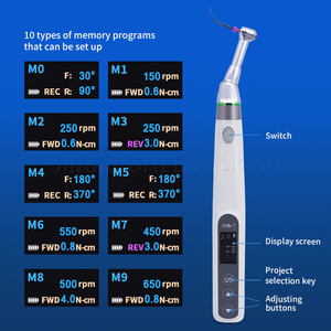 Mới trong LED nha khoa không dây nội nha động cơ giảm 16:1 9 chương trình tự động qua lại đảo ngược endo quay động cơ tập tin răng - Product Image 4