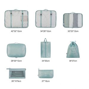 Pochette de rangement de voyage, cubes de compression personnalisés pour bagages, ensemble de cubes de rangement - Product Image 5