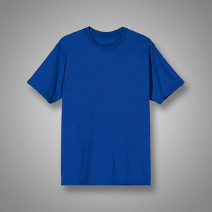 เสื้อยืดคอกลมแขนสั้นผู้ชาย สีน้ำเงินรอยัล ผ้าฝ้าย 100% ทรงปกติ สวมใส่สบาย ลายการ์ตูน ผลิตจากผ้าเจอร์ซีย์ถัก เป็นมิตรต่อสิ่งแวดล้อม - Product Image 3