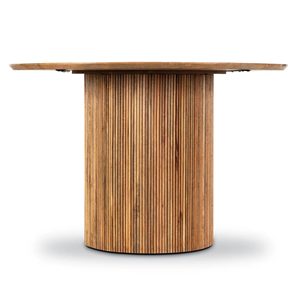 Luxury Natural Mango Solid Wood Round Dining <b>Table</b> 4 Seater <b>High</b> Quality Hardwood Finish Dining <b>Table</b> for <b>Kitchen</b> Dining Room - Product Image 3