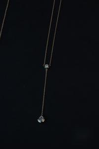 Lab Grown Diamond Gold Plated Round Brilliant Cut Collar de lujo para mujer - Product Image 6