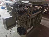 Halbautomatische Strickmaschine mit einfarbigem Kragen und 42 48 52 Zoll flachem Bett