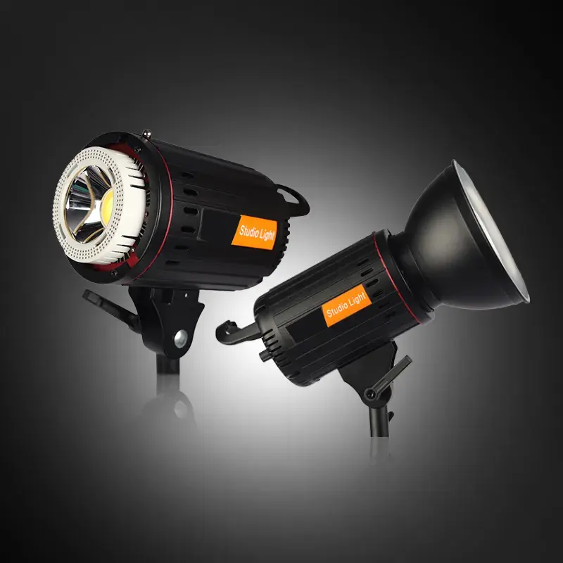 Luz de vídeo COB, luz de fotografía profesional regulable 2800K-5600K para estudio, transmisión en vivo, maquillaje, foto, luz de fotografía en vivo