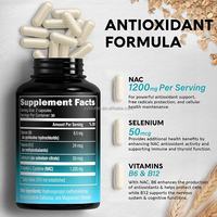 Supplément NAC de haute qualité Sélénium B6 B12 N-acétyle L-cystéine Capsules NAC pour soutenir la santé du système immunitaire et antioxydant