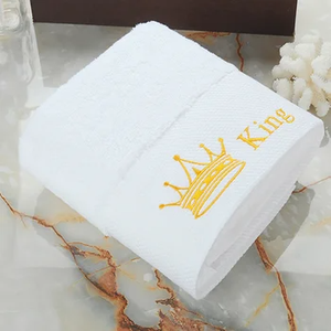 Chất lượng cao in logo tùy chỉnh bông khăn mặt tay khăn đặt khách sạn Khăn tắm - Product Image 6