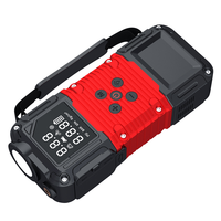 Batterie externe multifonction LS31B, démarreur de voiture portable, chargeur de téléphone USB, compresseur de pompe à air avec lumière SOS d'urgence