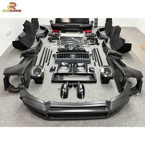 Bộ body kit chất liệu PP kiểu dáng <span class=keywords><strong>W463</strong></span> G63 B dành cho xe <span class=keywords><strong>W463</strong></span> G500 G55 <span class=keywords><strong>AMG</strong></span> G63 G-Wagon, bao gồm capo, cản trước, đèn pha, năm 2002-2018 - Product Image 4
