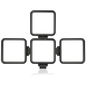 W49S Universal Mini tragbare LED-Videokamera Licht 5600K 5W 800LM mit kaltem Schuh für Youtube Live Stream Mobile Kamera