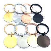 Gute Qualität 30mm Flach ring Rohling Edelstahl platte 4 Farben Lager versorgung Klassischer Stil Wasserdicht Leicht Leicht Langlebig HP