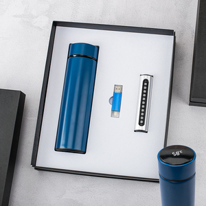 新商品真空カップ + USBフラッシュドライブ + 駐車電話ナンバープレートカスタムロゴプロモーション高級アイデアメンズギフトセット - Product Image 2