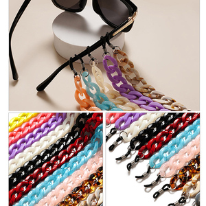 Chaînes de <span class=keywords><strong>lunettes</strong></span> de soleil en acrylique mat tendance pour femmes et hommes, cordons de <span class=keywords><strong>lunettes</strong></span> de lecture, porte-<span class=keywords><strong>lunettes</strong></span>, sangle de cou, lanière - Product Image 3