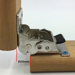Furniture <b>Hinge</b> 2.5 Mm Iron Self Locking Surface Mount For Beds <b>Tables</b> Chairs Benches Folding Coffee <b>Tables</b> - Product Image 2