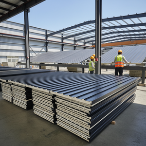 Panneau sandwich <span class=keywords><strong>de</strong></span> toiture à stabilité thermique, isolé en PU, épaisseur 100 mm, pour dôme d'observatoire astronomique <span class=keywords><strong>de</strong></span> précision - Product Image 1