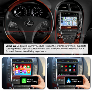 Kit de Interfaz de Módulo Decodificador Personalizado Inalámbrico Apple CarPlay y Android Auto para Lexus ES350 2009-2012 - Product Image 3