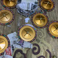 Roue de roulette en bois de bouleau de 18 pouces, roue de jeu de casino professionnelle pour la maison et les clubs