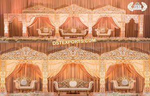 Prominente Palazzo Pilar recepción escenario elegante palacio Pilar boda escenario impresionante occidental tema boda de escenario - Product Image 6