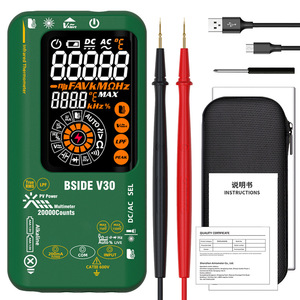 BSIDE V30 มัลติมิเตอร์แบบโฟโตโวลตาอิก เครื่องวัดอุณหภูมิอินฟราเรด หน้าจอสี 20000 ค่า ใช้งานระดับมืออาชีพ - Product Image 5