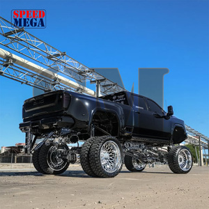 Ruedas para Camioneta 20x10 22x12 24x12 24x14 26x14 26x16 28x16 30x16 con 6 y 8 Pernos para Ford F150 F250 Ram Silverado Sierra 1500 2500 3500 GMC - Product Image 6