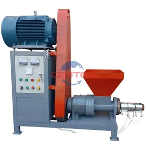 Factory Direct Sales Type 50 200-250kg/h Wood Sawdust Briquette Charcoal Making Machine Production Line Maker For Cooking