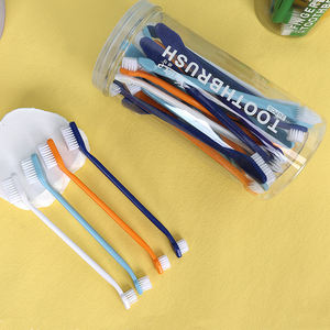 Köpek diş çiğneme temizleme aracı Pet çift başlı diş hijyen fırçalar diş fırçaları Pet kediler ve köpekler için - Product Image 4