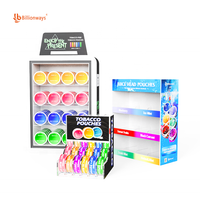 Présentoirs en acrylique à 6 niveaux pour sachets de chewing-gum, pour les magasins de tabac