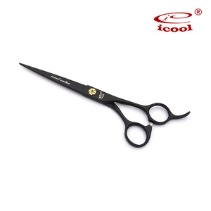 6.8 inch titanium pet grooming scissors stainless steel with safety round tip - Product Image 2