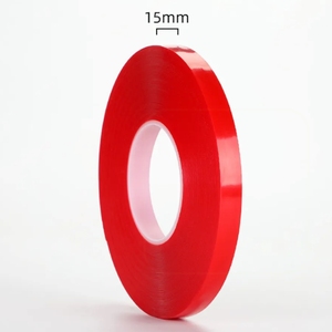 Super lungo 500m PVC doppio lato nastro ad <span class=keywords><strong>alta</strong></span> incollaggio poliestere acrilico PET per scatola e busta di sigillatura - Product Image 1