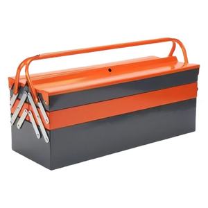 Three-Layer Square Stainless Steel Polished Surface <b>Tool</b> <b>Box</b> Portable Waterproof Household Storage Case KHC Brand Customizable - Product Image 4