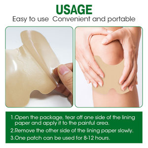 24 pièces plâtre chinois pour genou continu respirant doux confort soins de santé élastique genou Patch - Product Image 4