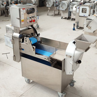 Machine à découper les légumes en cubes, hachoir à fruits et légumes de grande capacité commerciale, coupe-racines, coupe-gingembre, coupe-pommes de terre, coupe-oignons, coupe-carottes