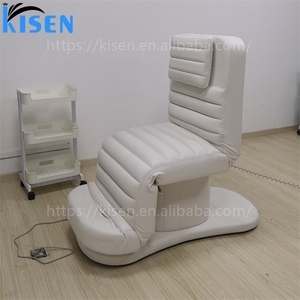 KISEN Modern 3 Motors White Table De Massage Electric Eyelash Facial <b>Bed</b> Cosmetic Beauty Salon <b>Bed</b> for Sales - Product Image 2