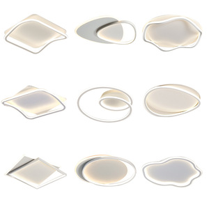 Luz de techo LED moderna con forma de nube, protección ocular de espectro completo para dormitorio, habitación infantil, montaje en superficie, cableado. - Product Image 5