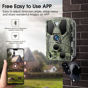 Caméra de chasse en plein air WiFi812Pro 4K 30MP Piège photographique Caméra de suivi de la faune Application Caméra de vision nocturne infrarouge invisible - Product Image 3