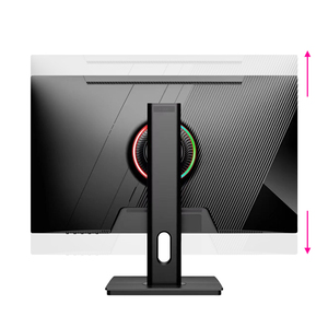 Moniteur de jeu plat QHD 2K de <span class=keywords><strong>27</strong></span> <span class=keywords><strong>pouces</strong></span> OEM et ODM avec taux de rafraîchissement élevé de <span class=keywords><strong>360</strong></span> <span class=keywords><strong>Hz</strong></span>, support réglable en hauteur pour l'affichage de jeu à domicile - Product Image 5