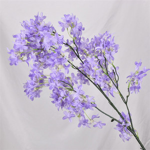Nhân Tạo Cảnh Quan Nhà Máy Lụa <span class=keywords><strong>Lilac</strong></span> Chi Nhánh Giả Hoa Anh Đào Hoa Gốc Cho Hoa Nền Kỳ Nghỉ Đảng Bố Trí Đạo Cụ - Product Image 4