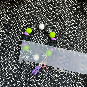 LLavero de pulsera de silicona para hombre, pulsera personalizada de murciélago, Oogie Boogie, Halloween - Product Image 4