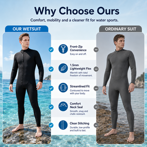 Traje de Neopreno Profesional Ligero de 1.5mm, Listo para Enviar, para Buceadores Profesionales - Product Image 6