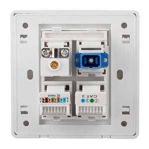 Panneau à fibres optiques Sc Appel informatique <span class=keywords><strong>Prise</strong></span> téléphonique vocale gratuite Module de <span class=keywords><strong>prise</strong></span> TV Plaque frontale - Product Image 4