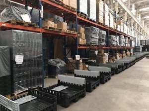 תיבת משטחים מפלסטיק HDPE קיבולת גדולה אחסון עם המחיר הטוב ביותר ומיכלי פלסטיק בתפזורת מתקפלים לאחסון הובלה - Product Image 6