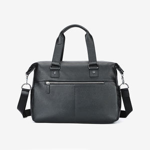Bolsa de Viaje Multicompartimentos con Asa de Cuero Resistente, Bolsa Deportiva de Tamaño Estándar para Hombre, Uso Casual y de Negocios - Product Image 4