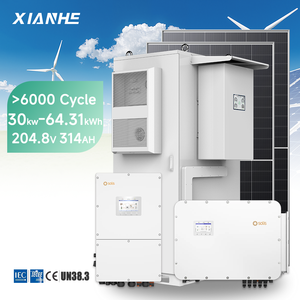 Système d'énergie solaire hybride 100 kW 125 kW avec panneaux mono cristaux de niveau 1, batterie BESS haute tension 314 Ah pour usage commercial et industriel - Product Image 1