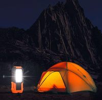Lampe de travail LED COB portable avec crochet magnétique, fonctionnant sur piles, indice de protection IP20, pour réparation automobile, situations d'urgence, randonnée, camping